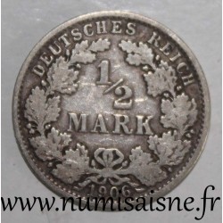 ALLEMAGNE - KM 17 - 1/2 MARK 1906 A - Berlin