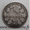 GERMANY - KM 17 - 1/2 MARK 1905 A - Berlin