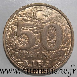 TURKEÏ -  KM 1056 - 50.000 LIRA 1998