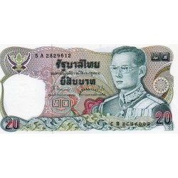 THAILAND - PICK 88 - 20 BAHT - BE2524 / 1981