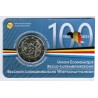 BELGIEN - 2 EURO 2021 - 100 JAHRE WIRTSCHAFTSUNION - Coincard