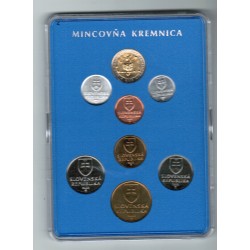 SLOVAKIA - EURO MINTSET 2003 - 7 COINS AND 1 MEDAL