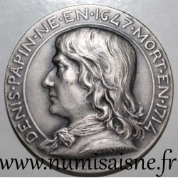 FRANKREICH - MEDAILLE - GEWERKSCHAFT VON MECHANISCHE INDUSTRIE - 1839 - DENIS PAPIN - 1647 - 1714