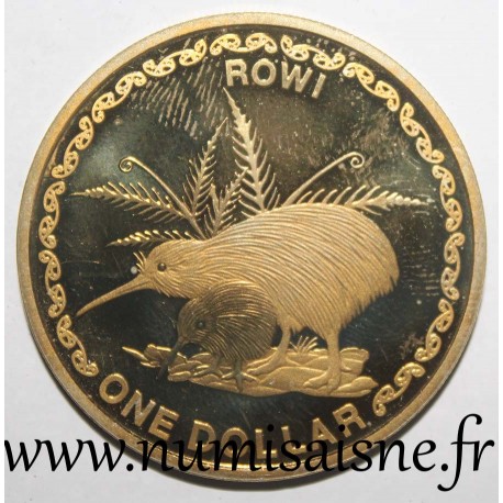 NOUVELLE-ZÉLANDE - KM 276 - 1 DOLLAR 2005 - KIWI