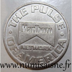 ÉTATS UNIS - JETON - MARLBORO - THE PULSE OF AMERICA - 1 FREE DRINK