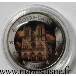 FRANCE - 2 EURO 2019 - COULEUR - NOTRE DAME DE PARIS