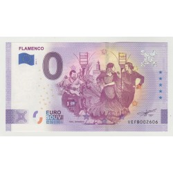 SPANIEN - TOURISTISCH 0 EURO SOUVENIR-SCHEINE - FLAMENCO - 2021 - ANNIVERSARY