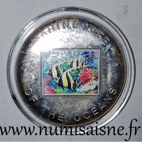 UGANDA - KM 115 - 1,000 SHILLING 2002 - Zanclus cornutus