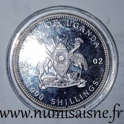 OUGANDA - KM 106 - 1.000 SHILLING 2002 - Hippocampes