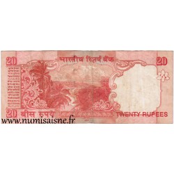 INDE - PICK 96 - 20 RUPEES - 2007 - LETTRE R