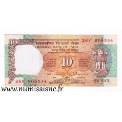 INDE - PICK 88 c - 10 RUPEES - NON DATE (1992) - LETTRE A