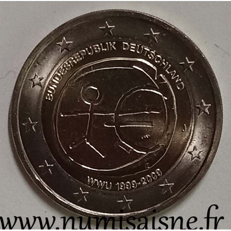 GERMANY - 2 EURO 2009 J - Hamburg - 10 Years of Economic and Monetary Union - EMU