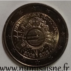 ALLEMAGNE - 2 EURO 2012 D - Munich - 10 ANS DE L'EURO