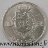 BELGIEN - KM 139 - 100 FRANCS 1949 - DYNASTIE - Offset bei 7 Uhr