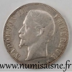 FRANKREICH - KM 782 - 5 FRANCS 1855 BB - Strasbourg - TYPE NAPOLEON III