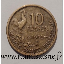 GADOURY 812 - 10 FRANCS 1950 B - Beaumont le Roger - TYPE GUIRAUD - KM 915.2