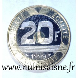 FRANCE - KM 1008 - 20 FRANCS 1993 - TYPE MONT SAINT MICHEL - Smooth edge