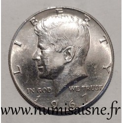 VEREINIGTE STAATEN - KM 202a - 1/2 DOLLAR 1967 - KENNEDY