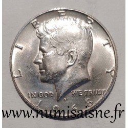 ÉTATS UNIS - KM 202 a - 1/2 DOLLAR 1968 D - Denver -  John Fitzgerald Kennedy