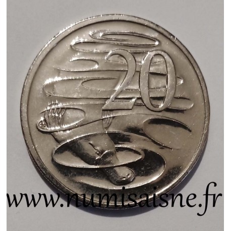 AUSTRALIEN - KM 403 - 20 CENT 2001 - Schnabeltier