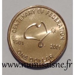 AUSTRALIEN - KM 534 - 1 DOLLAR 2001 - 100 JAHRE DER FÖDERATION