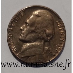 ETATS UNIS - KM A 192 - 5 CENTS 1964 - Philadelphie - THOMAS JEFFERSON