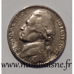 ETATS UNIS - KM A 192 - 5 CENTS 1961 D - Denver - THOMAS JEFFERSON