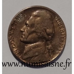 ETATS UNIS - KM A 192 - 5 CENTS 1959 D - Denver - THOMAS JEFFERSON