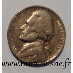 ETATS UNIS - KM A 192 - 5 CENTS 1957 D - Denver - THOMAS JEFFERSON