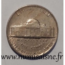 ETATS UNIS - KM A 192 - 5 CENTS 1957 - Philadelphie - THOMAS JEFFERSON