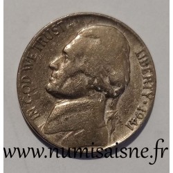 ETATS UNIS - KM 192 - 5 CENTS 1941 - Philadelphie - THOMAS JEFFERSON