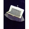 SILVER WALLET WITH 2 COMPARTMENTS