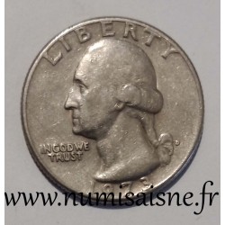 ETATS UNIS - KM A 164 a - 1/4 DOLLAR 1973 D - Denver - GEORGE WASHINGTON