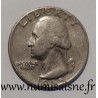 ETATS UNIS - KM A 164 a - 1/4 DOLLAR 1965 - Philadelphie - GEORGE WASHINGTON