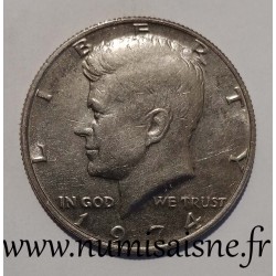 UNITED STATES -  KM 202 b - 1/2 DOLLAR 1974 - Philadelphia - KENNEDY