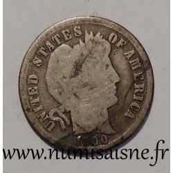 ÉTATS UNIS - KM 113 - 1 DIME 1900 S - San Francisco - BARBER