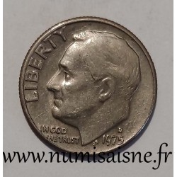 ÉTATS UNIS - KM 195 - 1 DIME 1975 D - Denver - ROOSEVELT