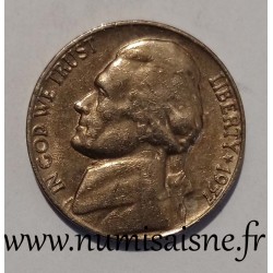 ETATS UNIS - KM A 192 - 5 CENTS 1957 D - Denver - THOMAS JEFFERSON