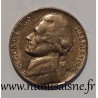 VEREINIGTE STAATEN - KM A 192 - 5 CENTS 1957 D - Denver  - THOMAS JEFFERSON