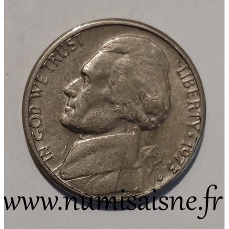 VEREINIGTE STAATEN - KM 192 - 5 CENTS 1973 D - Denver  - THOMAS JEFFERSON