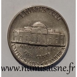 ETATS UNIS - KM 192 - 5 CENTS 1981 D - Denver - THOMAS JEFFERSON