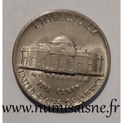 ETATS UNIS - KM 192 - 5 CENTS 1980 D - Denver - THOMAS JEFFERSON