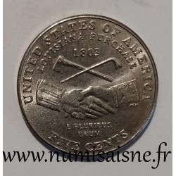 ETATS UNIS - KM 361 - 5 CENTS 2004 D - Denver - Bicentenaire de l'achat de la Louisiane 1803 - 2003