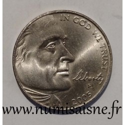 ETATS UNIS - KM 369 - 5 CENTS 2005 P - Philadelphie - 200 ANS DE L'ARRIVEE DE LEWIS ET CLARK SUR L'OCEAN PACIFIQUE