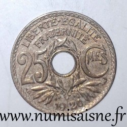 GADOURY 380 - 25 CENTIMES 1920 TYPE LINDAUER - TTB - KM 867