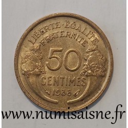 FRANKREICH - KM 894 - 50 CENTIMES 1938 - TYP MORLON