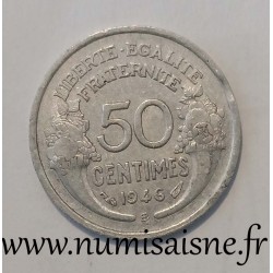 FRANKREICH - KM 914 - 50 CENTIMES 1946 B - Beaumont le Roger - TYP MORLON ALU