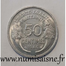 FRANCE - KM 894 - 50 CENTIMES 1946 - TYPE MORLON