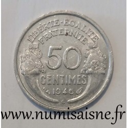 FRANKREICH - KM 914 - 50 CENTIMES 1945 C - Castelsarrasin - TYP MORLON ALU