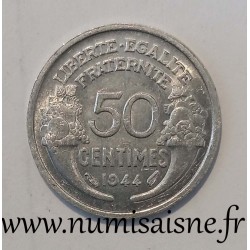 FRANKREICH - KM 914 - 50 CENTIMES 1944 - TYP MORLON ALU